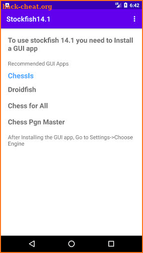 Stockfish 14.1 Chess Engine screenshot