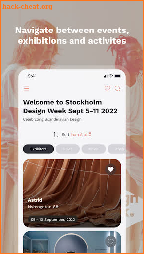 Stockholm Design Week screenshot