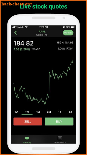 StockMarketSim - Stock Market Simulator screenshot