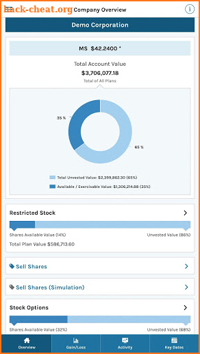 StockPlan Connect screenshot