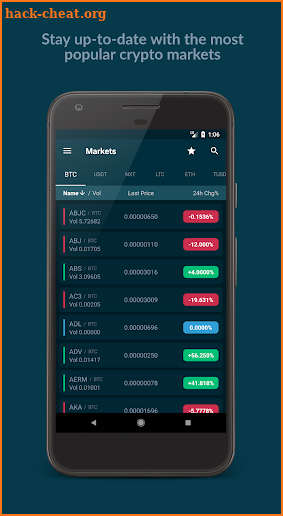 Stocks Exchange screenshot
