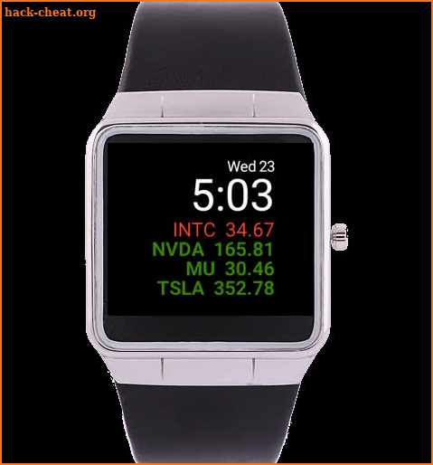 Stocks Watch Face screenshot