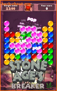 Stone Age Bubble Popper screenshot