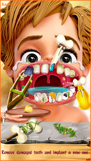 Stone Age Dentist Hospital Adventure screenshot