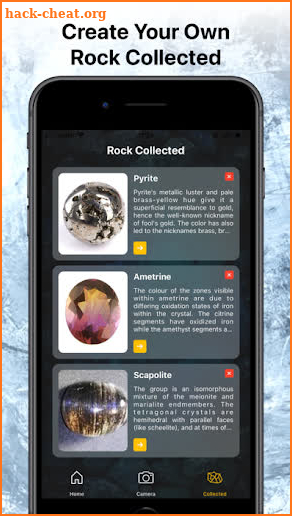 Stone Identifier Rock Scanner screenshot