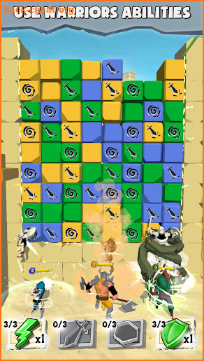 Stone Wall: Match and RPG screenshot