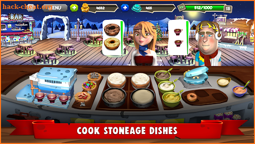 StoneAge Chef: The Crazy Restaurant & Cooking Game screenshot