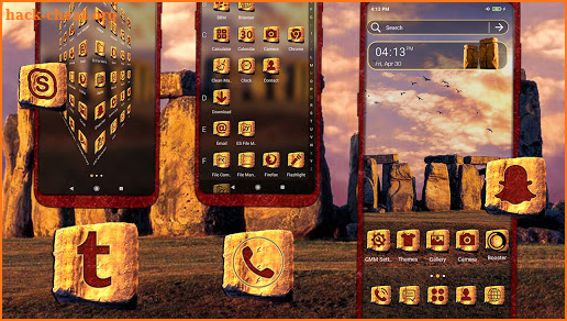 Stonehenge Launcher Theme screenshot