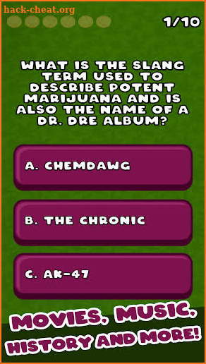Stoner Trivia screenshot