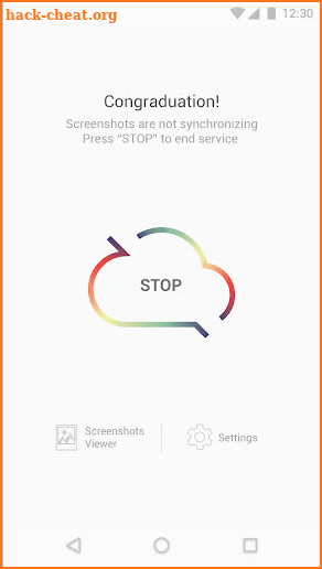 Stop Backup Screenshots - PinSync screenshot