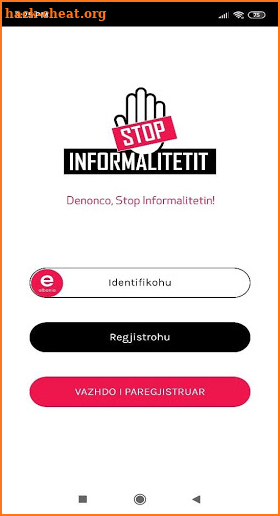 Stop Informalitetit screenshot