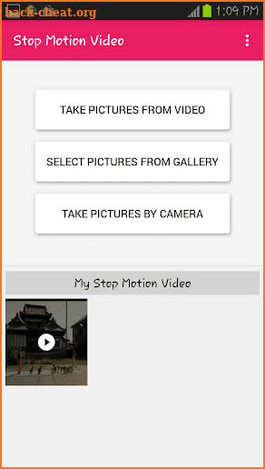 Stop Motion Video screenshot