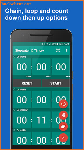 Stopwatch & Timer+ screenshot