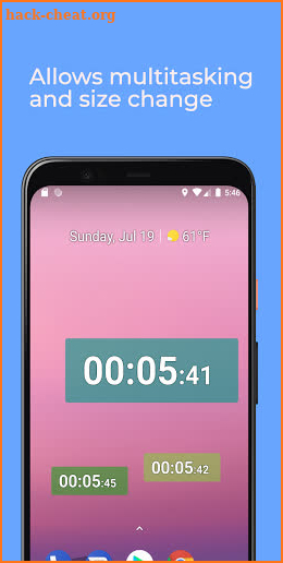 Stopwatch: floating multitasking timer screenshot