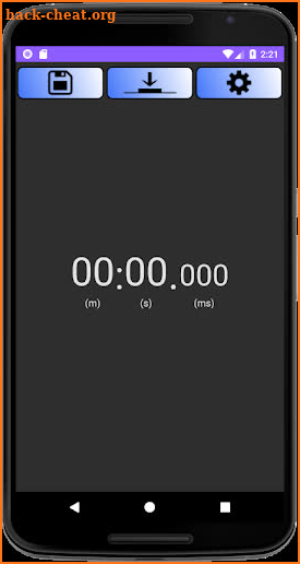 Stopwatch with History screenshot