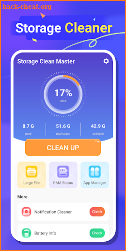 Storage Clean Master screenshot