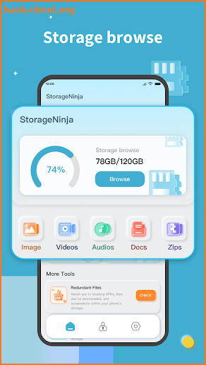 StorageNinja - Lock & Cleaner screenshot