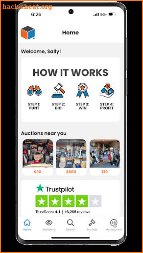 StorageTreasures Auction App screenshot