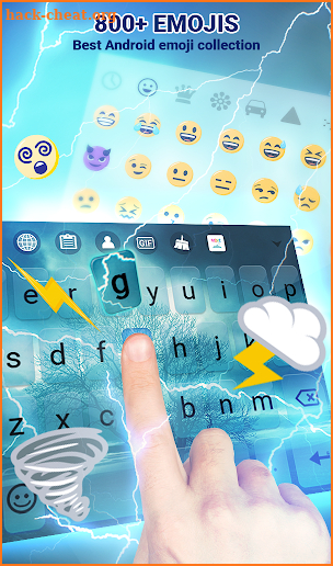 Storm Animated Keyboard screenshot