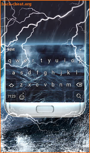 Stormy Sea Animated Keyboard + Live Wallpaper screenshot