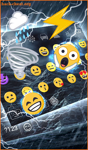 Stormy Sea Animated Keyboard + Live Wallpaper screenshot
