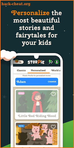 Storpie - Bedtime stories and lullabies for kids screenshot