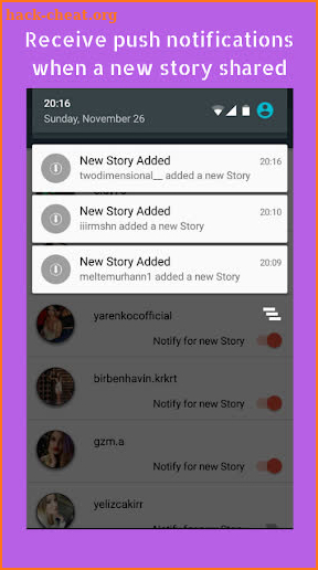 Story Saver & Notifier for Instagram Stories screenshot