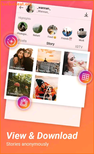 Story Saver for Instagram Reels Post IGTV Download screenshot