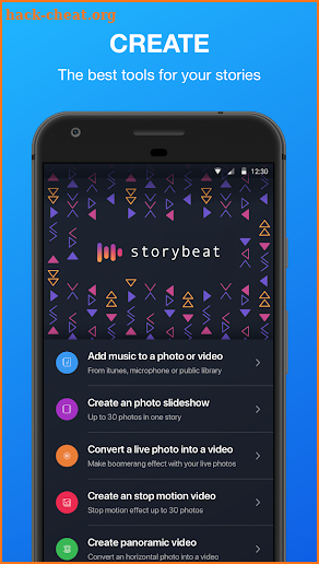 Storybeat, unleash your creativity screenshot