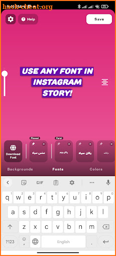 StoryFont for Instagram Story screenshot