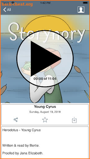 Storynory screenshot