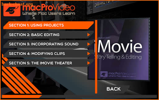 Storytelling Course For iMovie by macProVideo screenshot