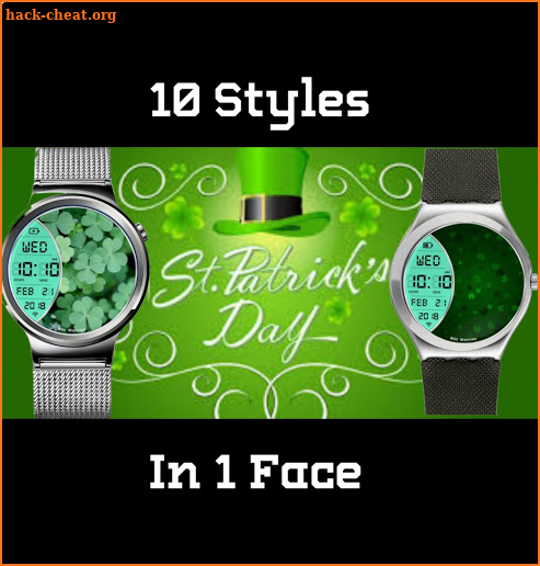 St.Patrick's Day Watch Face screenshot