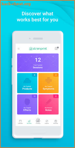 Strainprint Cannabis Tracker App - New screenshot