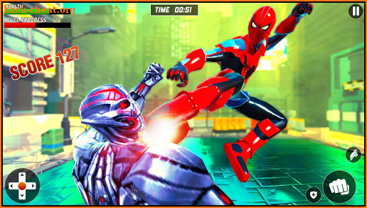Strange Robot Spider hero: Superhero fighting game screenshot