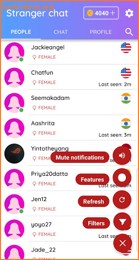 Stranger chat app no login online screenshot
