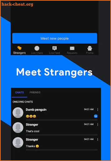 Stranger Chat : match random, anonymous chat rooms screenshot