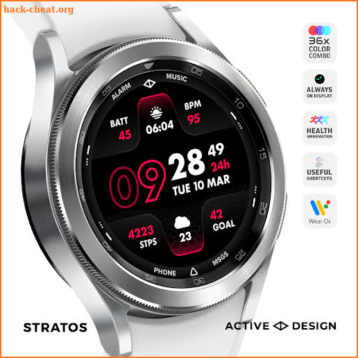 Stratos: Digital Watch Face screenshot
