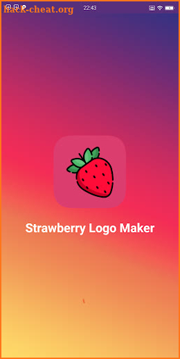 Strawberry Logo Maker App screenshot