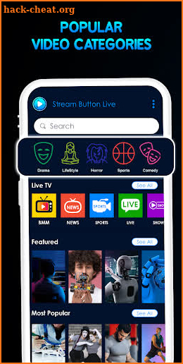 Stream Button Live screenshot
