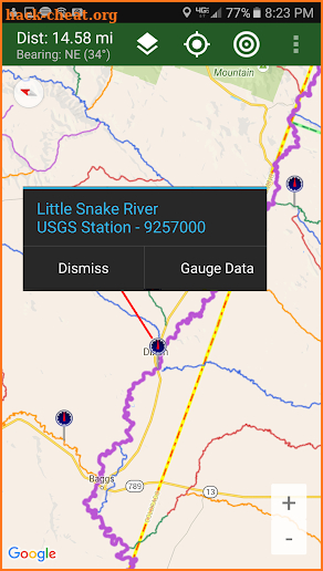 Stream Map USA - Mountain West screenshot