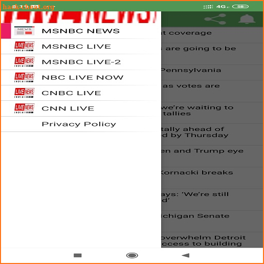 Stream Msnbc Play Live screenshot