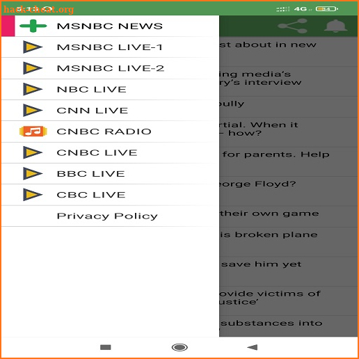Stream Msnbc Play Live Plus screenshot