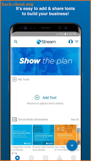 Stream Share App screenshot