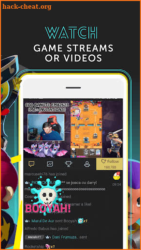 StreamCraft - Live Stream Games & Chat screenshot