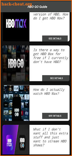 Streaming Guide for HBO GO screenshot