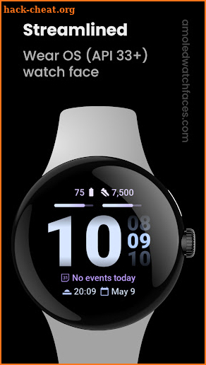 Streamlined Watch Face screenshot