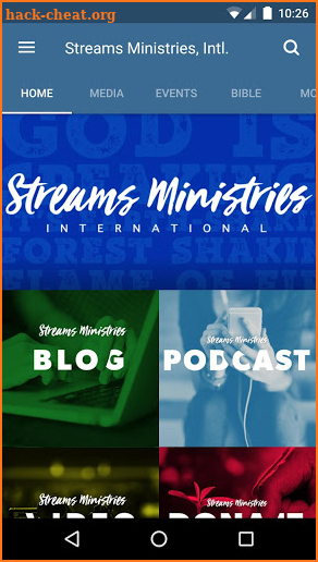 Streams Ministries, Intl. screenshot