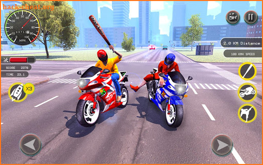 Street Bike Stunt Rider Battle: Bike Attack Sim screenshot