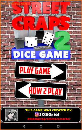 STREET CRAPS 2 Dice Game screenshot
